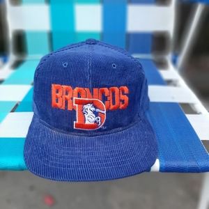 Vintage Denver Broncos corduroy snapback